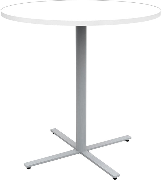 Safco JURNI Bistro Table with Round Top Safco Designer White JN42RDNXBA42DSWT