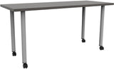 Safco JURNI Multi-Purpose Table with Post Leg and Casters Safco