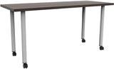 Safco JURNI Multi-Purpose Table with Post Leg and Casters Safco