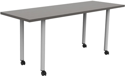 Safco JURNI Multi-Purpose Table with Post Leg and Casters Safco