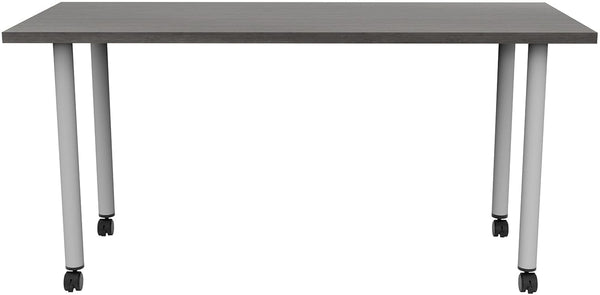 Safco JURNI Multi-Purpose Table with Post Leg and Casters Safco AsianNight JN6024NFXPCAASNT