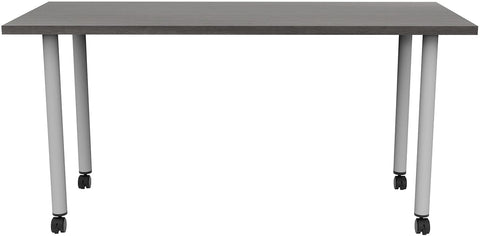 Safco JURNI Multi-Purpose Table with Post Leg and Casters Safco AsianNight JN6024NFXPCAASNT