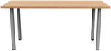Safco JURNI Multi-Purpose Table with Post Leg and Glides Safco Fusion Maple JN6024NFXPGLFUMP