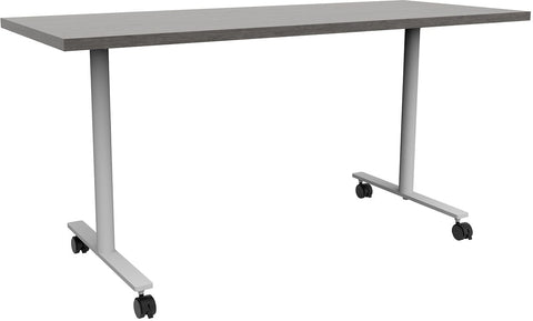 Safco JURNI Multi-Purpose Table with T-Leg and Casters Safco AsianNight JN6024NFXTCAASNT
