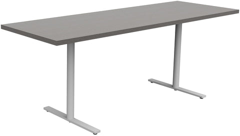 Safco JURNI Multi-Purpose Table with T-Leg and Glides Safco AsianNight JN7224NFXTGLASNT