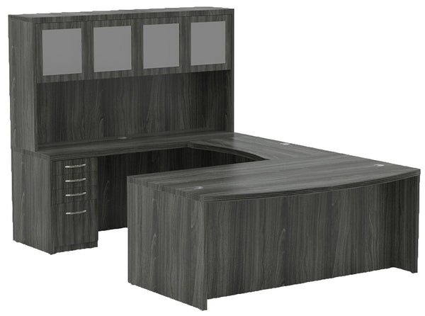 Safco Mayline Aberdeen® Series Typical 1 [ABNT01] Mayline Gray Steel Office Set ABNT01LGS