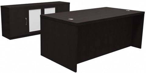 Safco Mayline Aberdeen® Series Typical 3 [ABNT03] Mayline Mocha Office Set ABNT01LDC