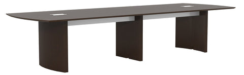 Safco Mayline Medina 12' Conference Table [MNC12] Mayline Mocha Laminate Conference Table MNC12LDC