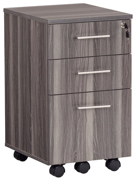 Safco Mayline Medina Pedestal Box-Box-File [MNBBF] Mayline Gray Steel Pedestal MNBBFLGS