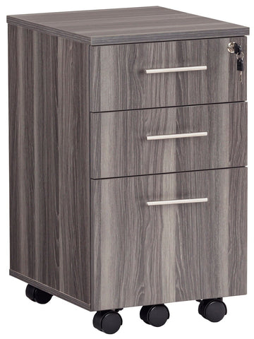 Safco Mayline Medina Pedestal Box-Box-File [MNBBF] Mayline Gray Steel Pedestal MNBBFLGS
