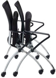 Safco Mayline Valore High Back Mesh Folding Chair with Arms, 2-Pack [TSH1] Mayline Mesh Chair