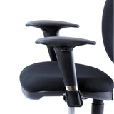 Safco Metro Series Drafting Stool [3442] Safco Black Fabric / Add Adj. Height Arms 3495BL (+$74) / Carpet Casters Included Drafting Chair 3442BL