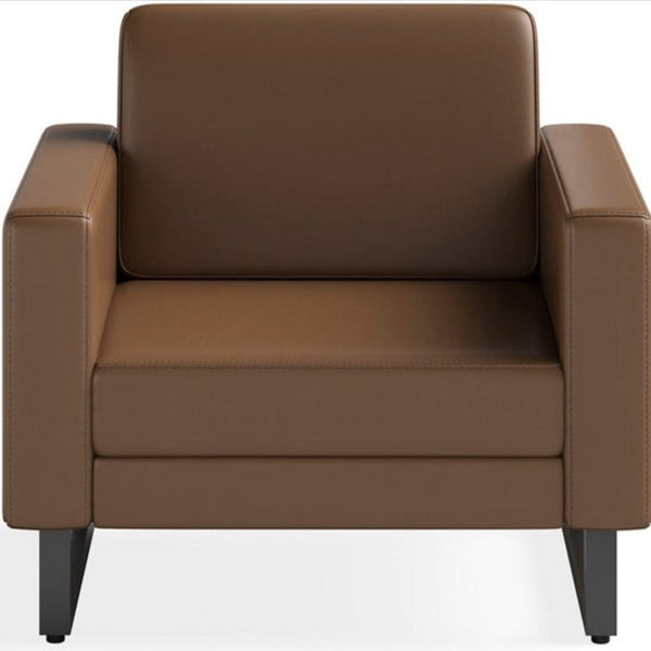 Safco Mirella Lounge Chair Safco Cognac 1732MRL2BLKCOG