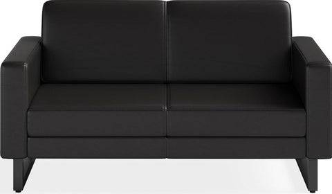 Safco Mirella Lounge Settee Safco Black 1731MRL2BLKBL