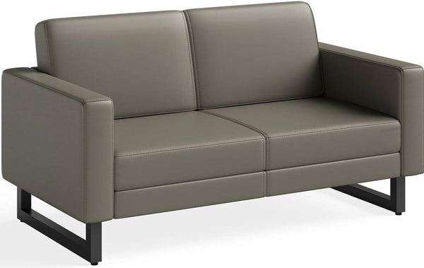 Safco Mirella Lounge Settee Safco Gray 1731MRL2BLKGR