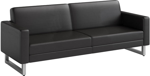 Safco Mirella Lounge Sofa Safco Black - Siver Legs 1730MRL2SLVBL