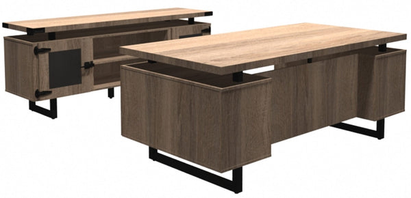 Safco Mirella Series Typical 2 [MIAT02] Safco Sand Dune Office Set MIAT01SDD