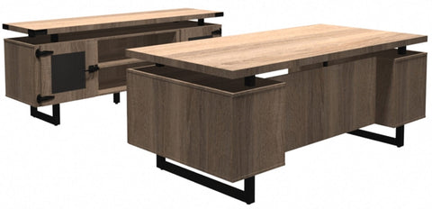 Safco Mirella Series Typical 2 [MIAT02] Safco Sand Dune Office Set MIAT01SDD