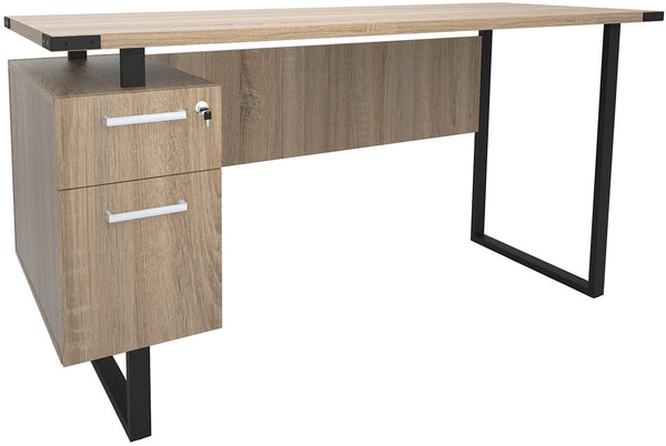 Safco Mirella SOHO Desk with Built-In Pedestal Safco SandDune 5513SDD
