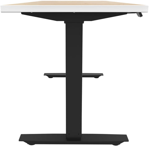 Safco ML-Series Height-Adjustable Table, 24x60 Laminate Top, 2-Stage/2-Leg Base Safco
