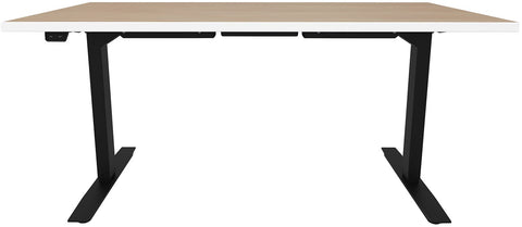 Safco ML-Series Height-Adjustable Table, 30x60 Laminate Top, 2-Stage/2-Leg Base Safco