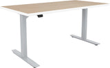 Safco ML-Series Height-Adjustable Table, 30x60 Laminate Top, 2-Stage/2-Leg Base Safco