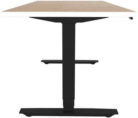 Safco ML-Series Height-Adjustable Table, 30x60 Laminate Top, 3-Stage/2-Leg Base Safco