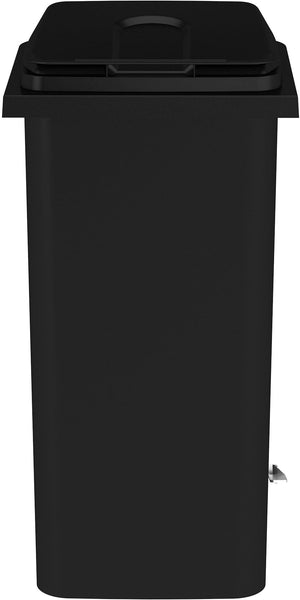 Safco Plastic Step-On Receptacle, 32 Gallon Safco Black 9926BL