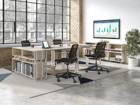 Safco Ready™ Home Office Desk, 45.5”W Safco 45.5 5508WHNA