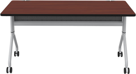 Safco Rumba 60x30 Flip Nesting Table Safco Biltmore Cherry RBA6030FLSLBMCH