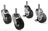 Safco Techworks Caster Kit (Set of 4) [TWCASKIT4] Safco Casters SW72