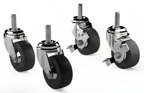 Safco Techworks Caster Kit (Set of 4) [TWCASKIT4] Safco Casters SW72