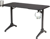 Safco Ultimate Computer Gaming Desk, 47.2”W x 23.6”D x 29.5”H Safco Black 5393BL
