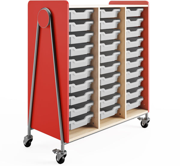 Safco Whiffle Typical 10 Triple 48" Safco Red 3930RED