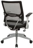 Space Seating Air Grid All Mesh Ergonomic Chair [67-66N61R5] Office Star Mesh Chair 67-66N61R5