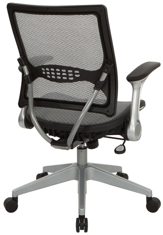 Space Seating Air Grid All Mesh Ergonomic Chair [67-66N61R5] Office Star Mesh Chair 67-66N61R5