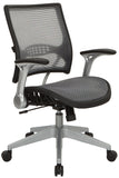 Space Seating Air Grid All Mesh Ergonomic Chair [67-66N61R5] Office Star Mesh Chair 67-66N61R5