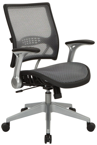 Space Seating Air Grid All Mesh Ergonomic Chair [67-66N61R5] Office Star Mesh Chair 67-66N61R5