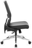 Space Seating® Black Mesh Managers Chair with Flip Arms [867A-1P91F2] Office Star Mesh Chair