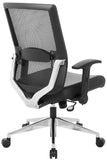 Space Seating® Black Mesh Managers Chair with Flip Arms [867A-1P91F2] Office Star Mesh Chair