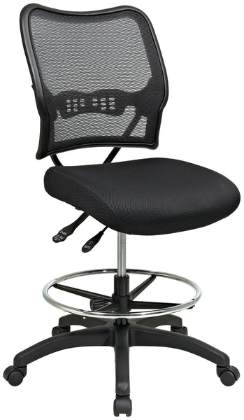 Space Seating Ergonomic Drafting Chair with Mesh Back [13-37N30D] Office Star Mesh Chair