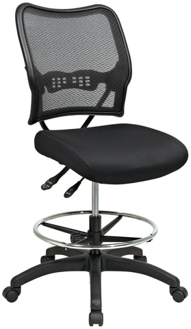Space Seating Ergonomic Drafting Chair with Mesh Back [13-37N30D] Office Star Mesh Chair
