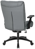 Space Seating Genuine Leather Conference Room Chair [9333E] Office Star Leather Office Chair