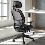 Space Seating Mesh Air Grid Chair with Adjustable Headrest [55403] Office Star Mesh Chair 55403