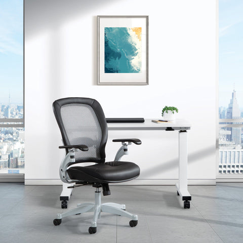 Space Seating Professional Air Grid Back Office Chair in Black [3680] Office Star Mesh Chair 3680