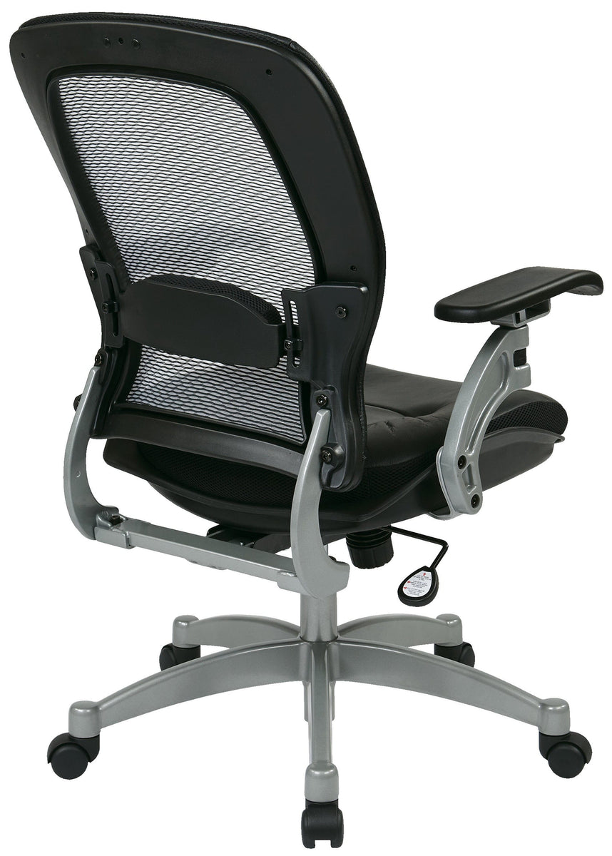 Space Seating Professional Air Grid Back Office Chair in Black [3680 ...
