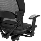 Space Seating Professional Mesh Office Chair with Flip Arms [2787R] Office Star Mesh Chair 2787R