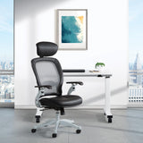 Space Seating Professional Mesh Office Chair with Headrest [36806] Office Star Mesh Chair 36806
