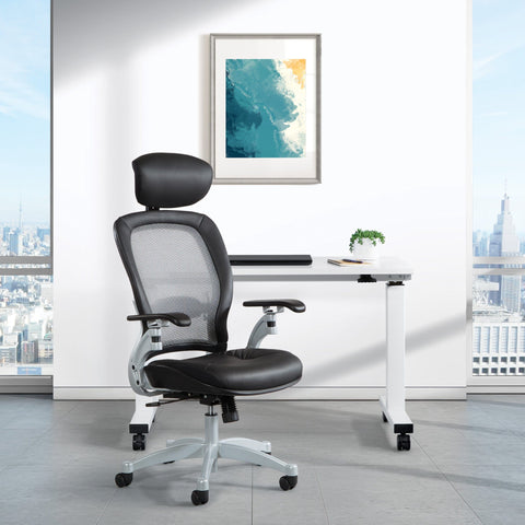 Space Seating Professional Mesh Office Chair with Headrest [36806] Office Star Mesh Chair 36806