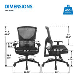 Vertical Matrix Back Manager's Big and Tall Chair [639-3T1763] Office Star Mesh Chair 639-3T1763